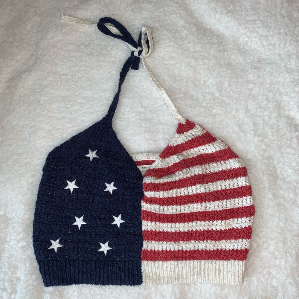 American Eagle Flag Top